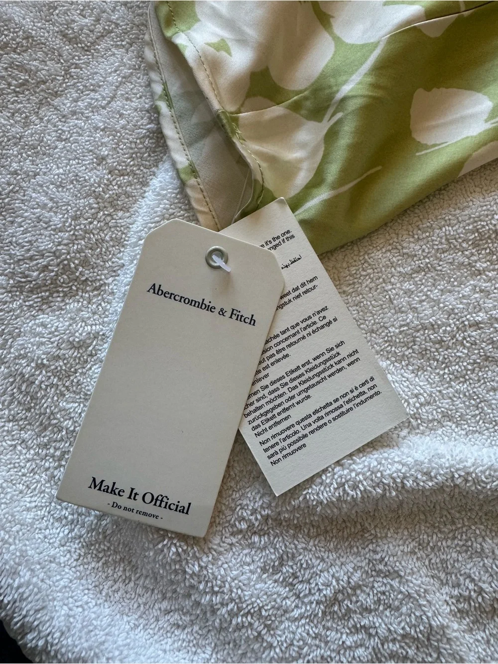 Abercrombie & Fitch Green Floral Slip Maxi Dress M